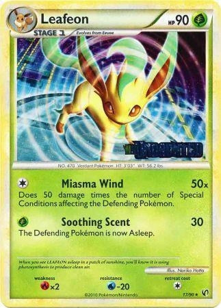 Image for Leafeon - 17/90 (Prerelease) (17/90) (HGSS Promos) (PR) - Pokemon