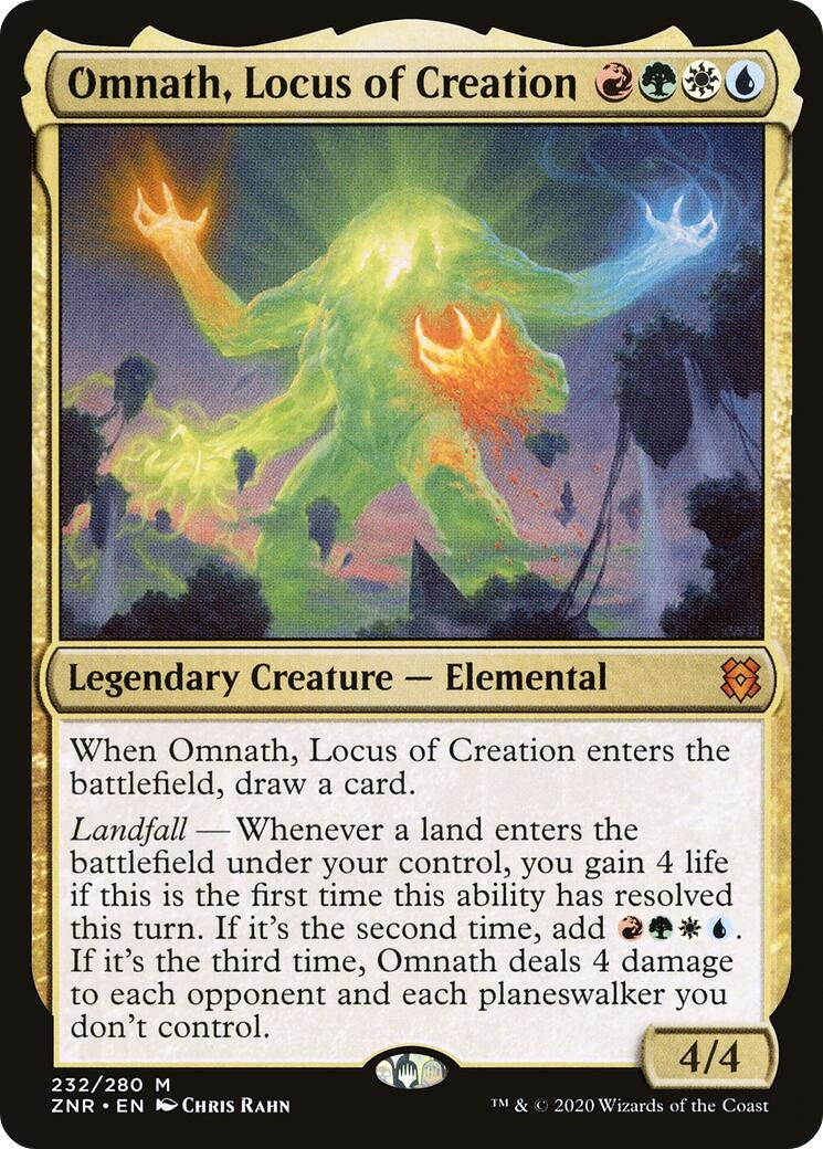 Omnath, Locus of Creation (232) (Zendikar Rising)
