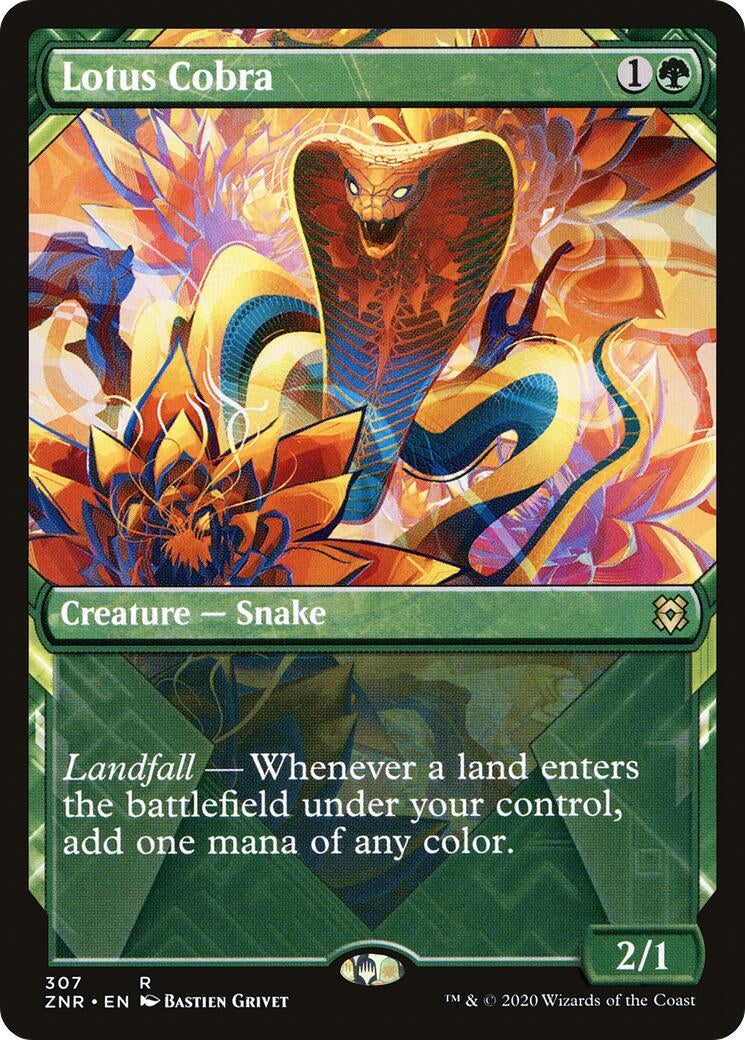 Lotus Cobra (Showcase) (307) (Zendikar Rising)