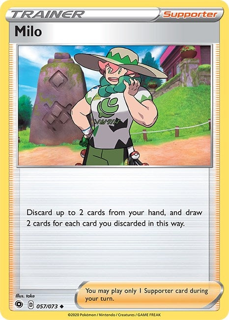 Image for Milo (57/73) (Champion's Path) (CHP) - Pokemon