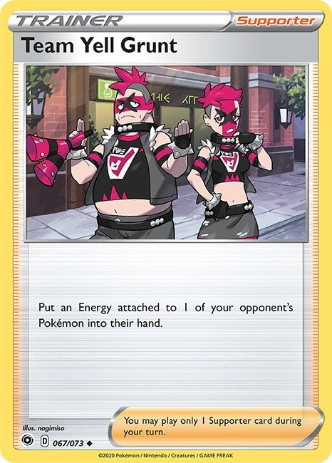 Image for Team Yell Grunt (67/73) (Champion's Path) (CHP) - Pokemon