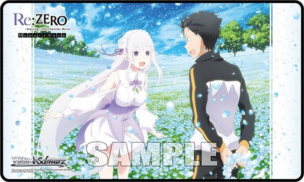 Image for Weiss Schwarz Preorder Stitched Playmat - Re:ZERO Memory Snow - Playmats