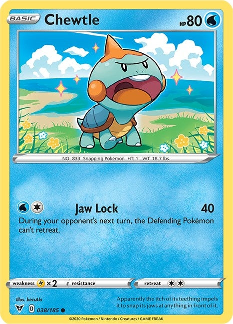 Image for Chewtle (038/185) (SWSH04: Vivid Voltage) (SWSH04) - Pokemon