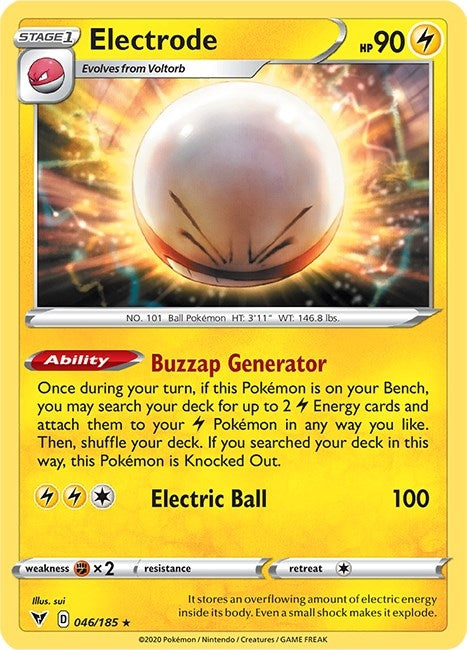 Image for Electrode (046/185) (SWSH04: Vivid Voltage) (SWSH04) - Pokemon