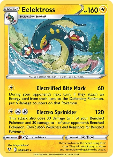 Image for Eelektross (059/185) (SWSH04: Vivid Voltage) (SWSH04) - Pokemon