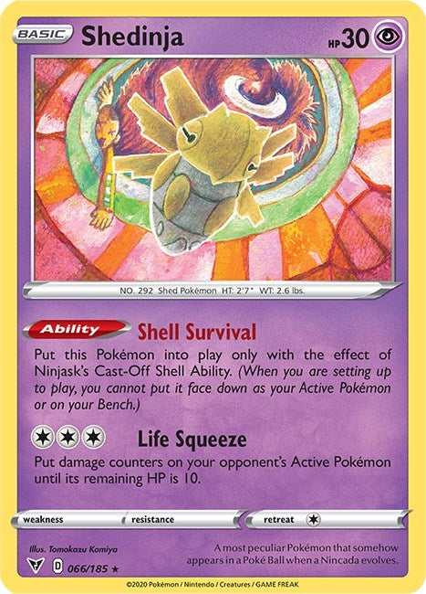 Image for Shedinja (066/185) (SWSH04: Vivid Voltage) (SWSH04) - Pokemon