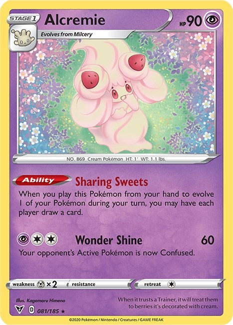 Image for Alcremie (081/185) (SWSH04: Vivid Voltage) (SWSH04) - Pokemon