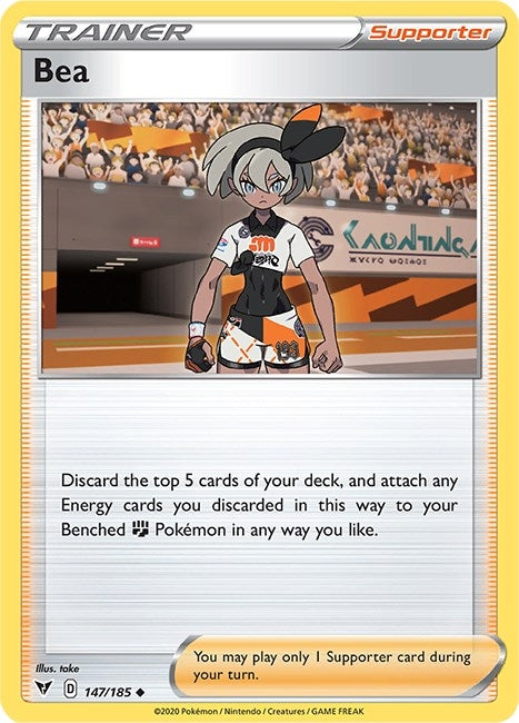 Image for Bea (147/185) (SWSH04: Vivid Voltage) (SWSH04) - Pokemon