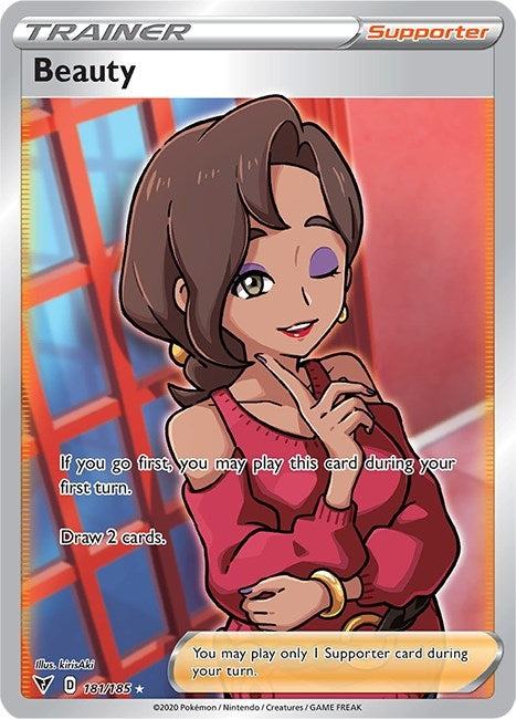 Image for Beauty (Full Art) (181/185) (SWSH04: Vivid Voltage) (SWSH04) - Pokemon