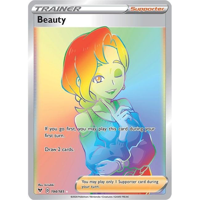 Beauty (Secret) (194/185) (SWSH04: Vivid Voltage) - PokeBox USA