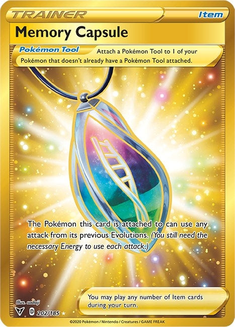 Image for Memory Capsule (Secret) (202/185) (SWSH04: Vivid Voltage) (SWSH04) - Pokemon
