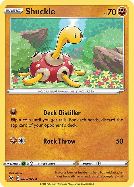 Image for Shuckle (085/185) (SWSH04: Vivid Voltage) (SWSH04) - Pokemon