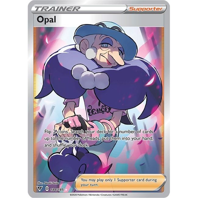 Opal (Full Art) (184/185) (SWSH04: Vivid Voltage) - PokeBox USA