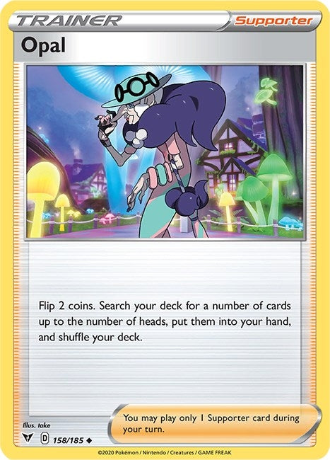 Image for Opal (158/185) (SWSH04: Vivid Voltage) (SWSH04) - Pokemon