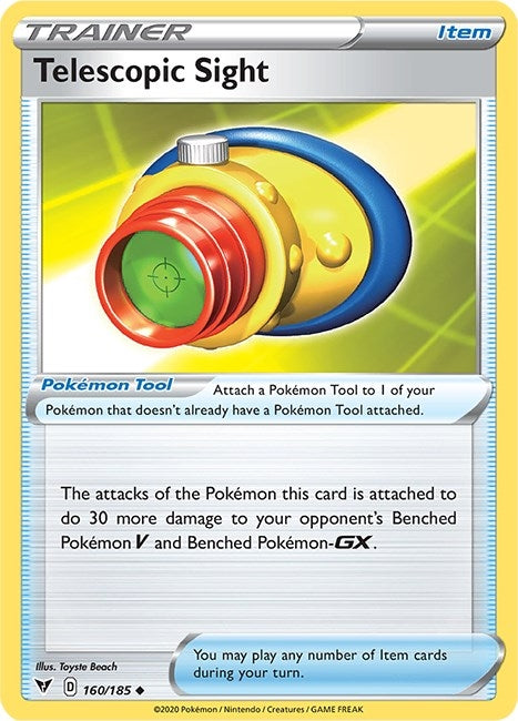 Image for Telescopic Sight (160/185) (SWSH04: Vivid Voltage) (SWSH04) - Pokemon