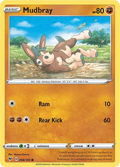 Image for Mudbray (096/185) (SWSH04: Vivid Voltage) (SWSH04) - Pokemon
