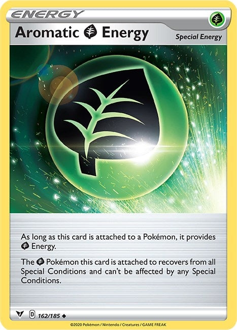 Image for Aromatic Grass Energy (162/185) (SWSH04: Vivid Voltage) (SWSH04) - Pokemon