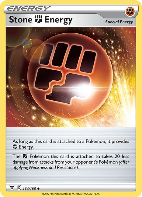 Image for Stone Fighting Energy (164/185) (SWSH04: Vivid Voltage) (SWSH04) - Pokemon
