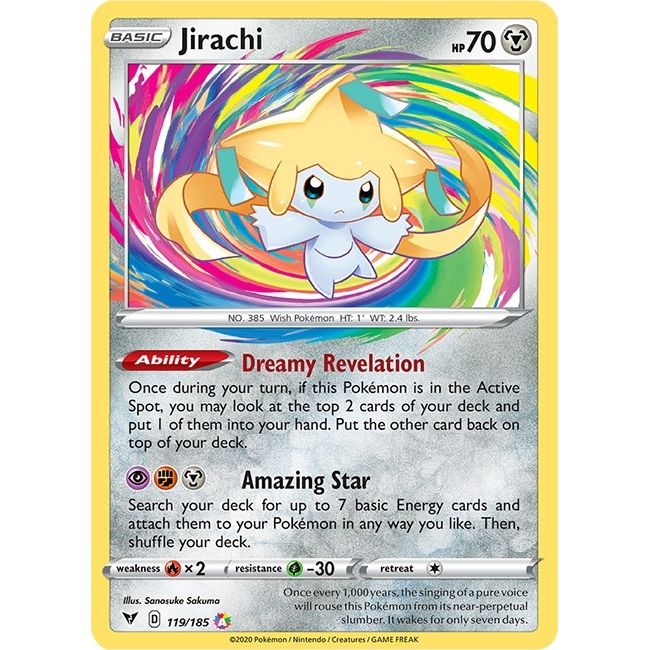 Jirachi (119/185) (SWSH04: Vivid Voltage) - PokeBox USA