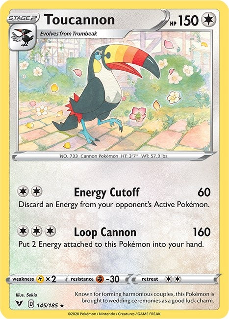 Image for Toucannon (145/185) (SWSH04: Vivid Voltage) (SWSH04) - Pokemon