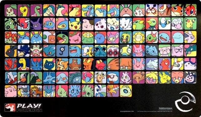 Image for Play! Pokemon Professor Program Johto Playmat - Black - Playmats