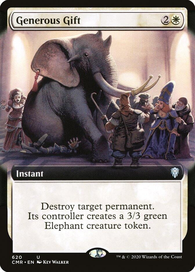 Generous Gift (Extended Art) (620) (Commander Legends)