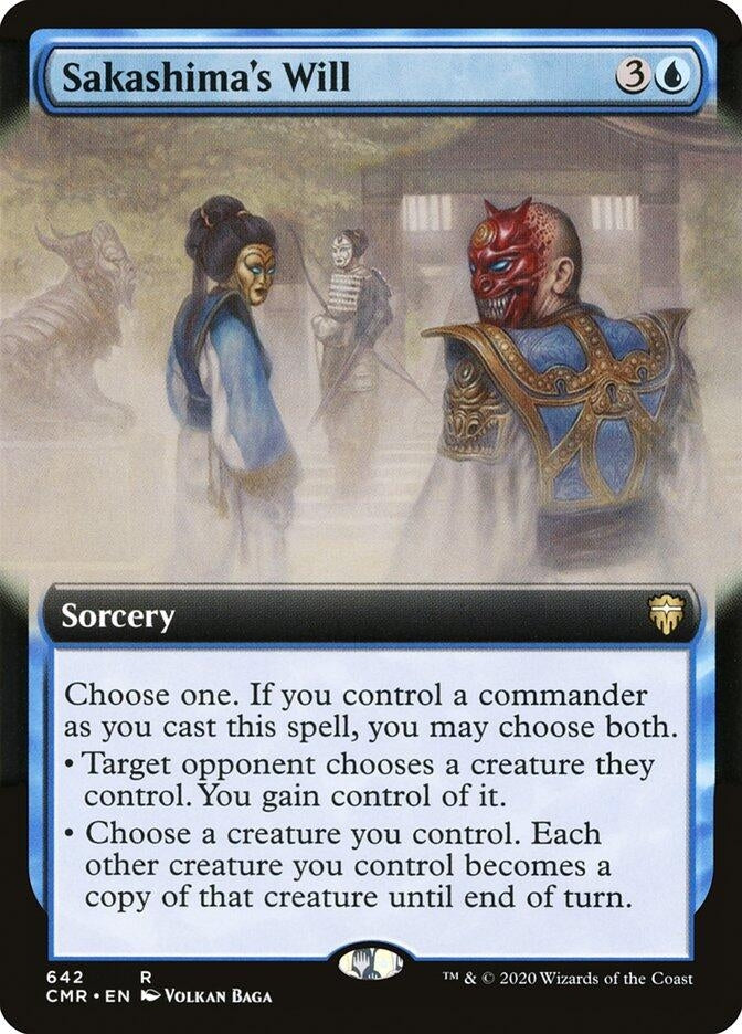 Sakashima's Will (Extended Art) (642) (Commander Legends)