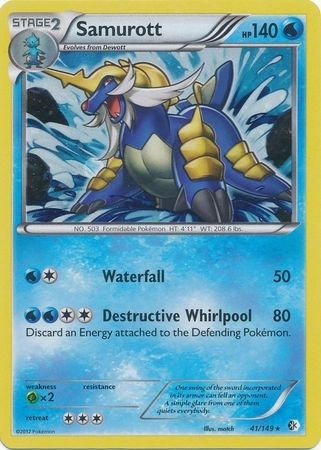Image for Samurott - 41/149 (Cosmos Holo) (041/149) (Blister Exclusives) (BLE) - Pokemon