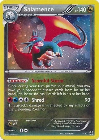 Image for Salamence - 8/20 (Cosmos Holo) (008/020) (Blister Exclusives) (BLE) - Pokemon