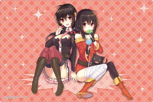 Image for Bushiroad Rubber Mat Collection Vol.763: Kadokawa Sneaker Bunko - KonoSuba - Megumin & Yunyun - Playmats