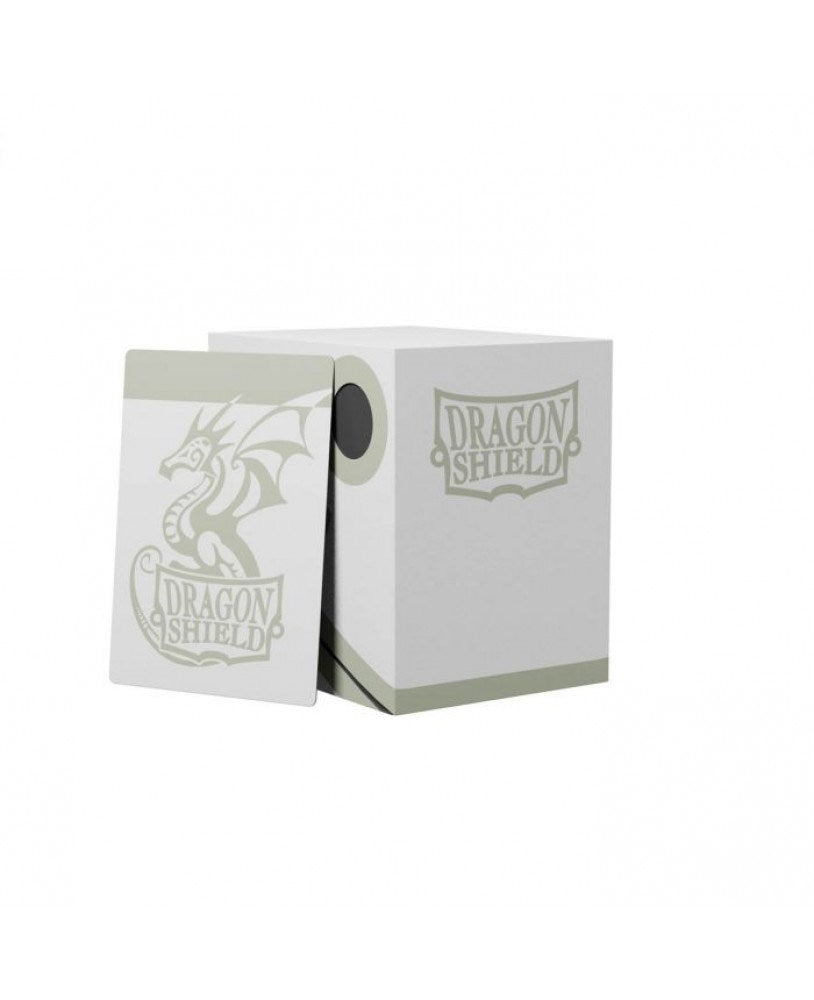 Image for Dragon Shield Double Shell - White/Black (Holds 100+) - Deck Boxes