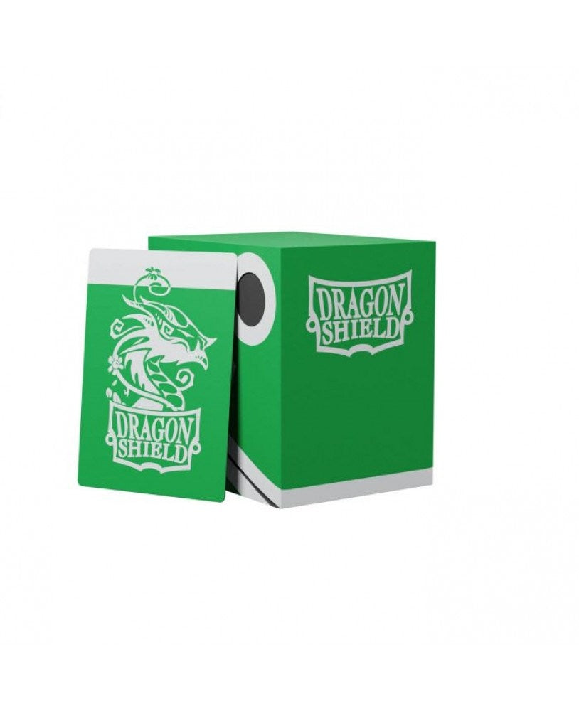 Image for Dragon Shield Double Shell - Green/Black (Holds 100+) - Deck Boxes