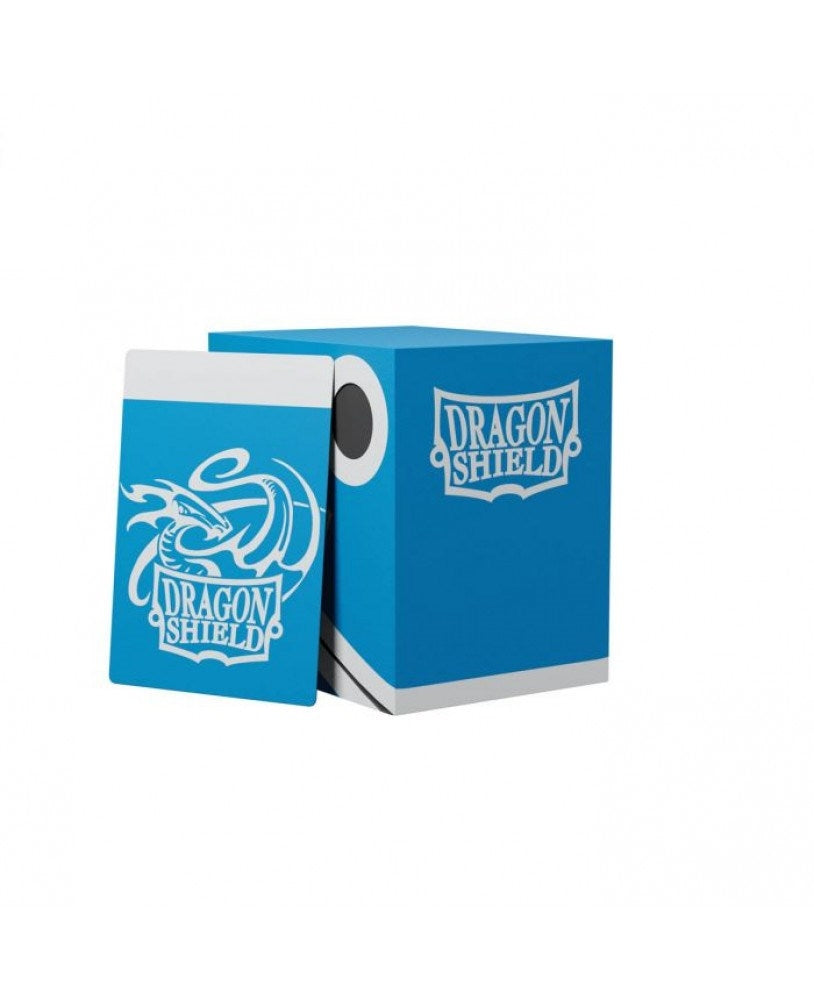Image for Dragon Shield Double Shell - Blue/Black (Holds 100+) - Deck Boxes