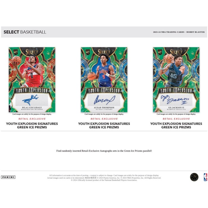 2023-24 Panini SELECT Basketball 6-Pack Hobby Blaster Box