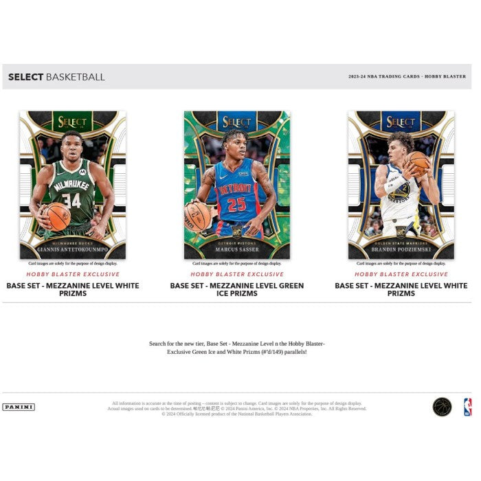 2023-24 Panini SELECT Basketball 6-Pack Hobby Blaster Box