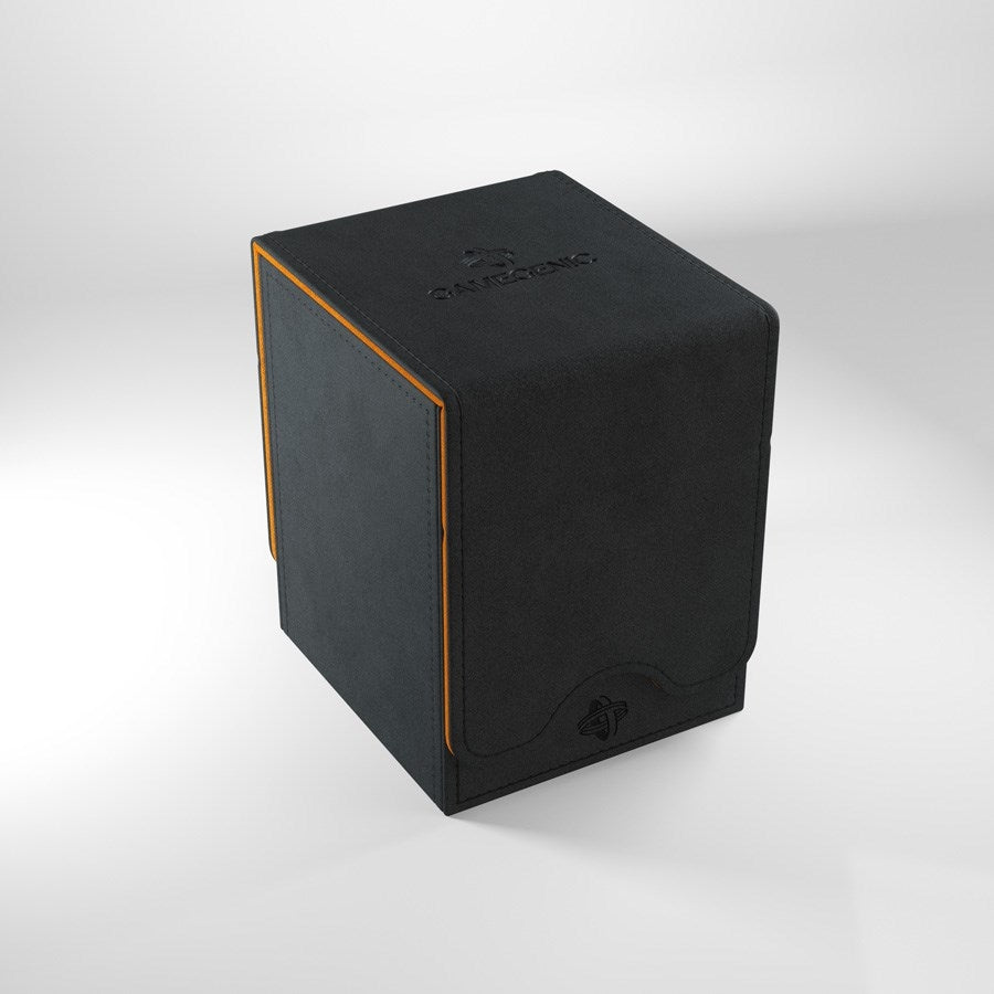 Image for GameGenic Squire 100+ XL Deck Box (Black/Orange) - Deck Boxes