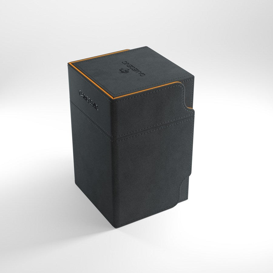 Image for GameGenic Watchtower 100+ XL Deck Box (Black/Orange) - Deck Boxes