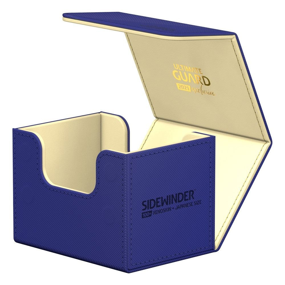 Image for Ultimate Guard 2021 Exclusive Sidewinder XenoSkin Japanese Deck Case - Blue (Holds 100+) - Deck Boxes