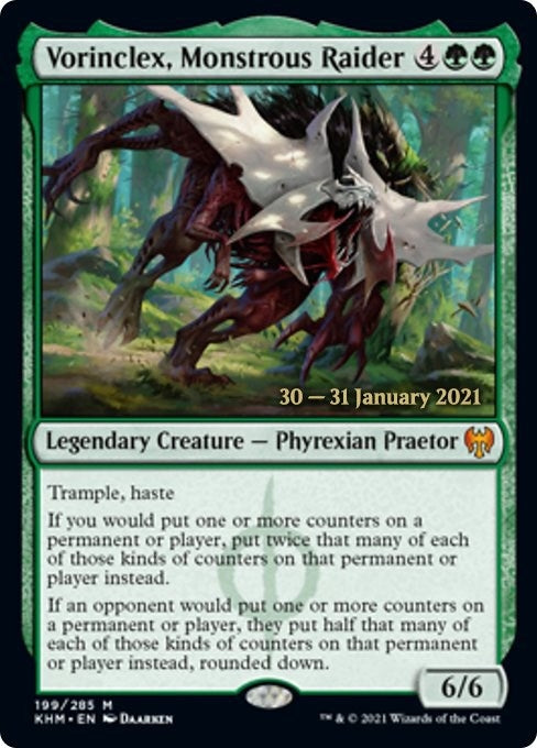 Vorinclex, Monstrous Raider (199) (Prerelease Cards)