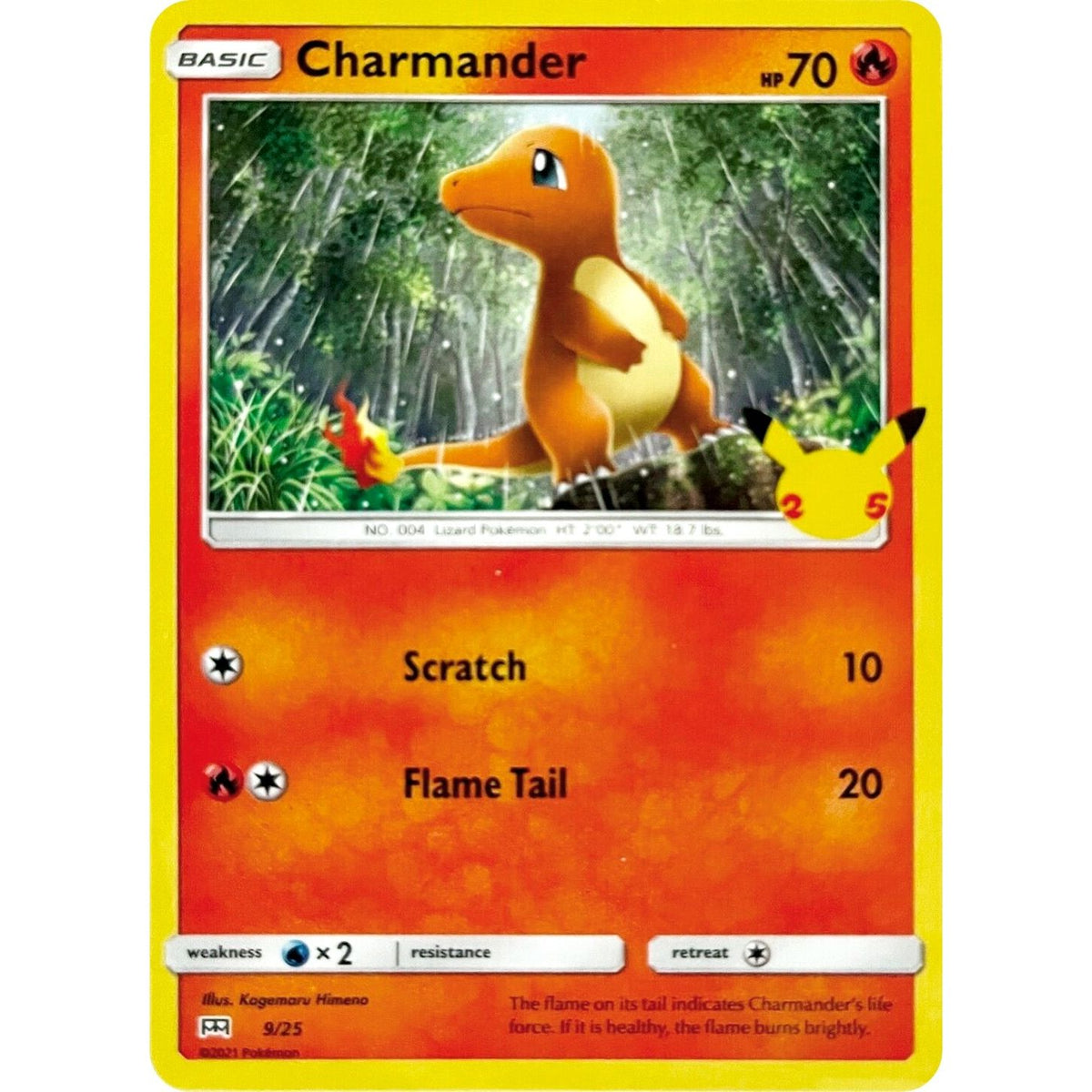 Charmander (009/025) (McDonald's 25th Anniversary Promos) - PokeBox USA