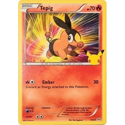 Tepig (013/025) (McDonald's 25th Anniversary Promos) - PokeBox USA