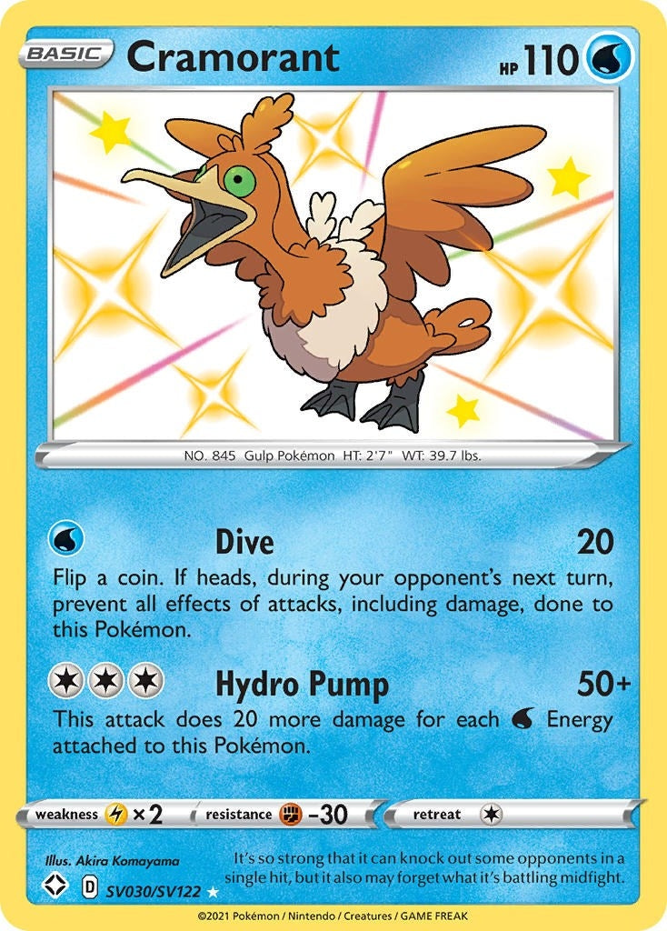 Cramorant (SV030/SV122) (Shining Fates: Shiny Vault) - PokeBox USA
