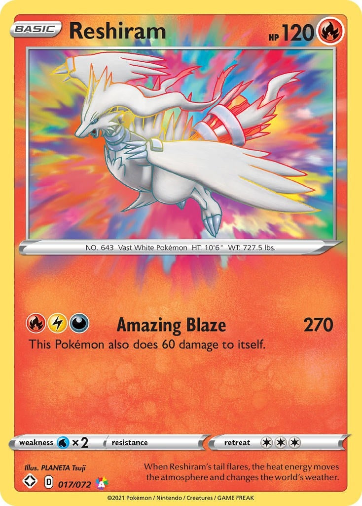 Reshiram (017/072) (Shining Fates) - PokeBox USA