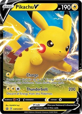 Pikachu V - SWSH061 (SWSH061) (SWSH: Sword & Shield Promo Cards)