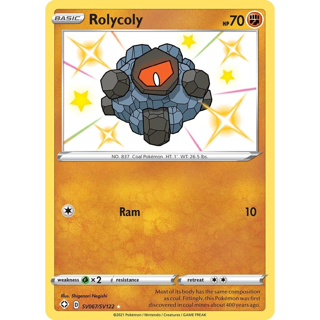 Rolycoly (SV067/SV122) (Shining Fates: Shiny Vault) - PokeBox USA