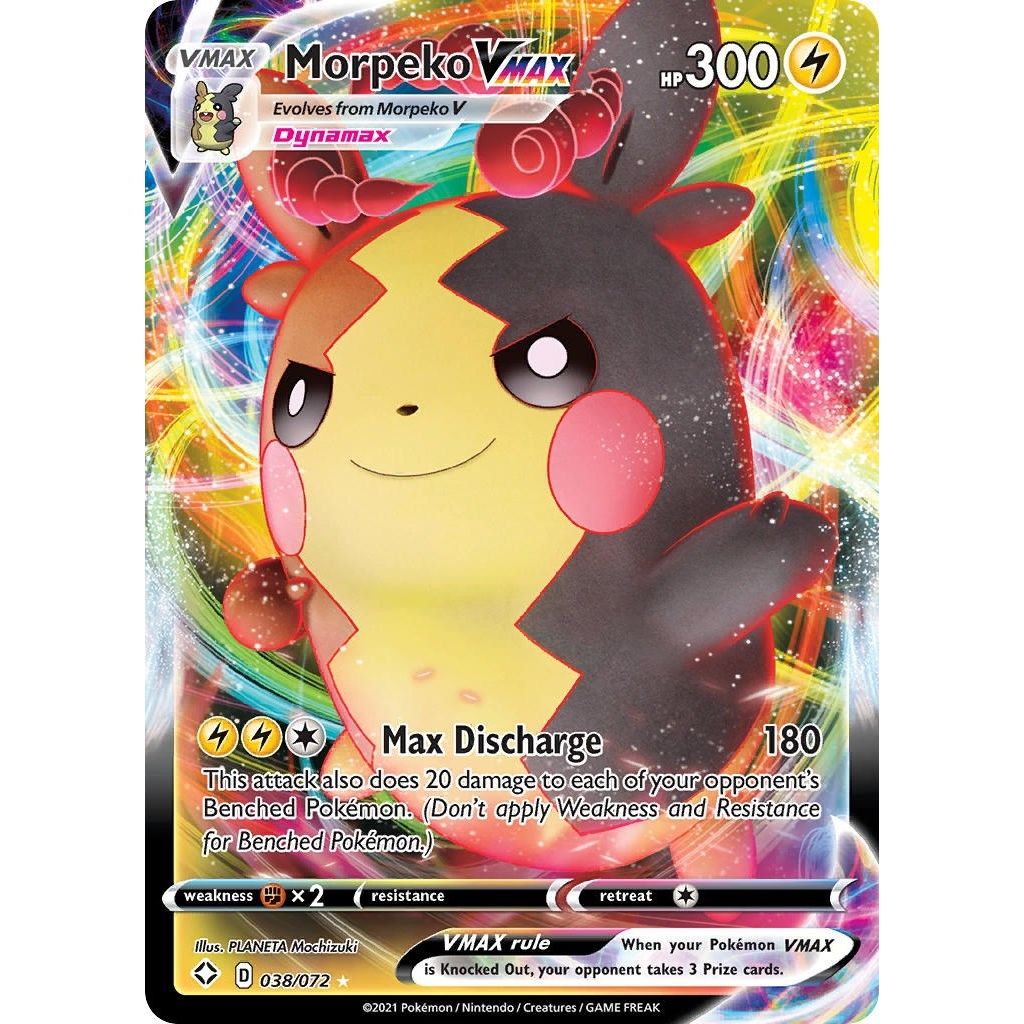 Morpeko VMAX (038/072) (Shining Fates) - PokeBox USA