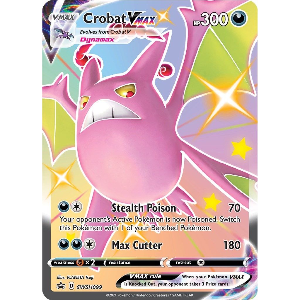Crobat VMAX - SWSH099 (SWSH099) (SWSH: Sword & Shield Promo Cards) - PokeBox USA
