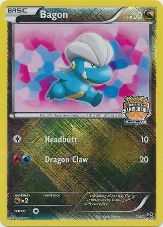 Image for Bagon - 6/20 (Regional Championships) (006/020) (League & Championship Cards) (PR) - Pokemon