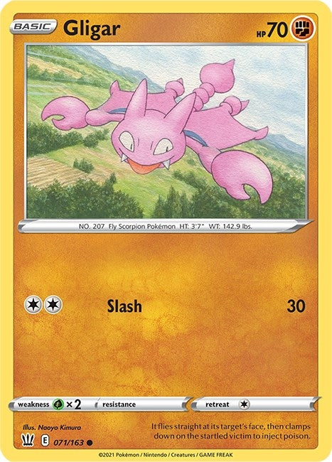 Image for Gligar (071/163) (SWSH05: Battle Styles) (SWSH05) - Pokemon