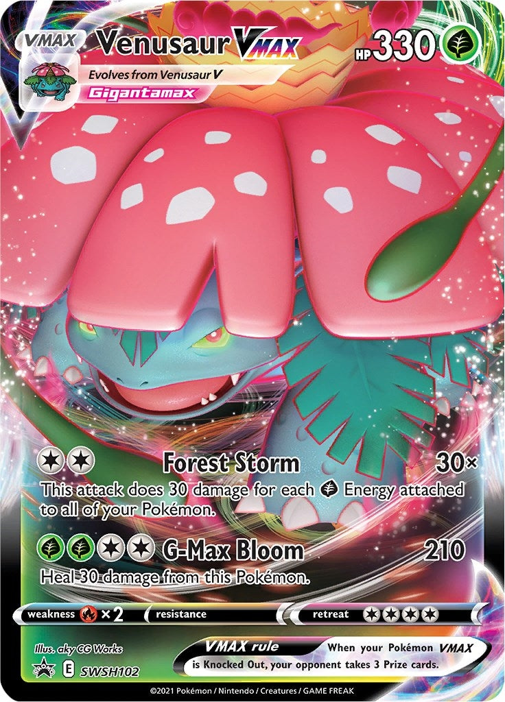 Venusaur VMAX - SWSH102 (SWSH102) (SWSH: Sword & Shield Promo Cards)
